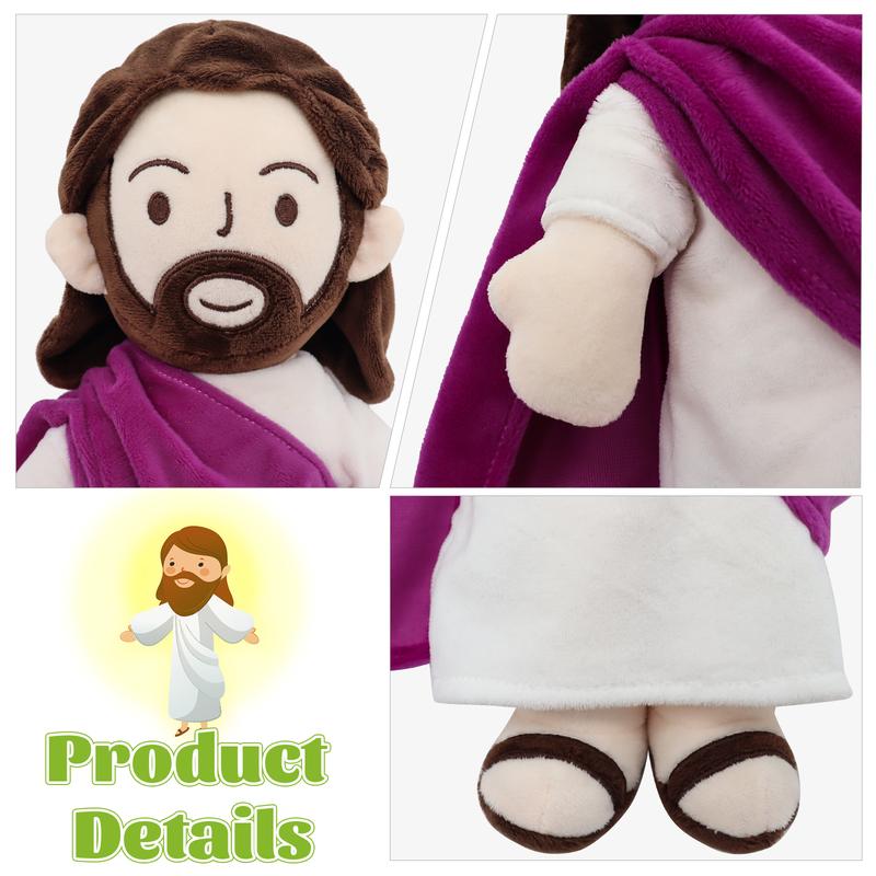 Yelakey Jesus Plush Doll Stuffed Christian Savior Plush Toys Party Favors for Boys and Grils