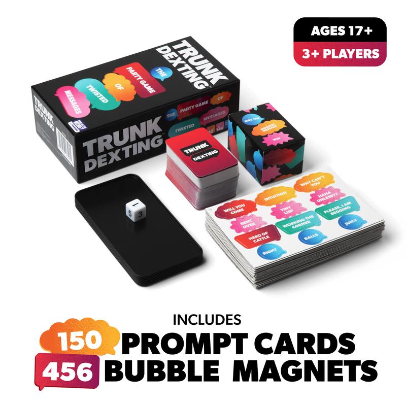 Trunk Dexting   Word Games, Magnet Games for Adults from the Makers of New Phone Who Dis Game