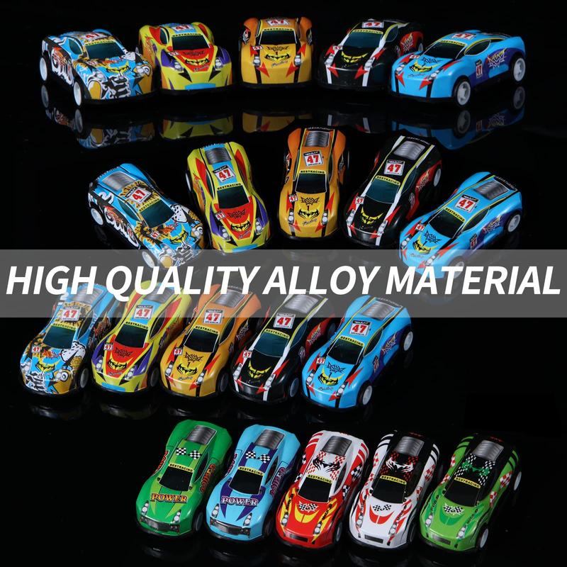 Pack Pull Back Cars for Kids, Mini Vehicles Toy Bulk Party Favor Race Cars Toys