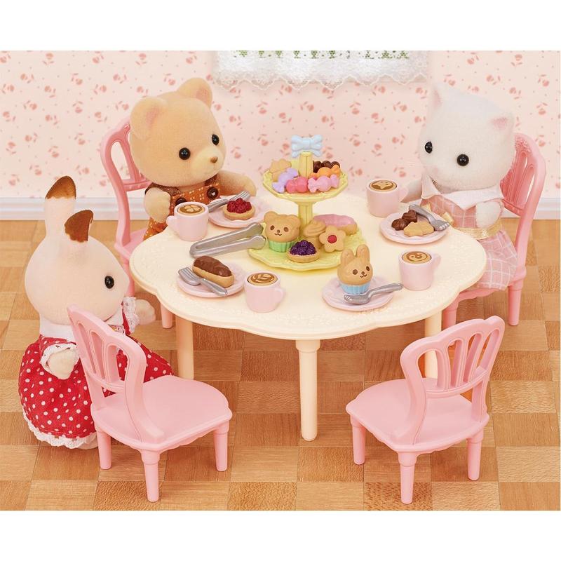 Calico Critters Sweets Party Set - The Perfect Dollhouse Accessories to Host a Tea Party for Your Critters!