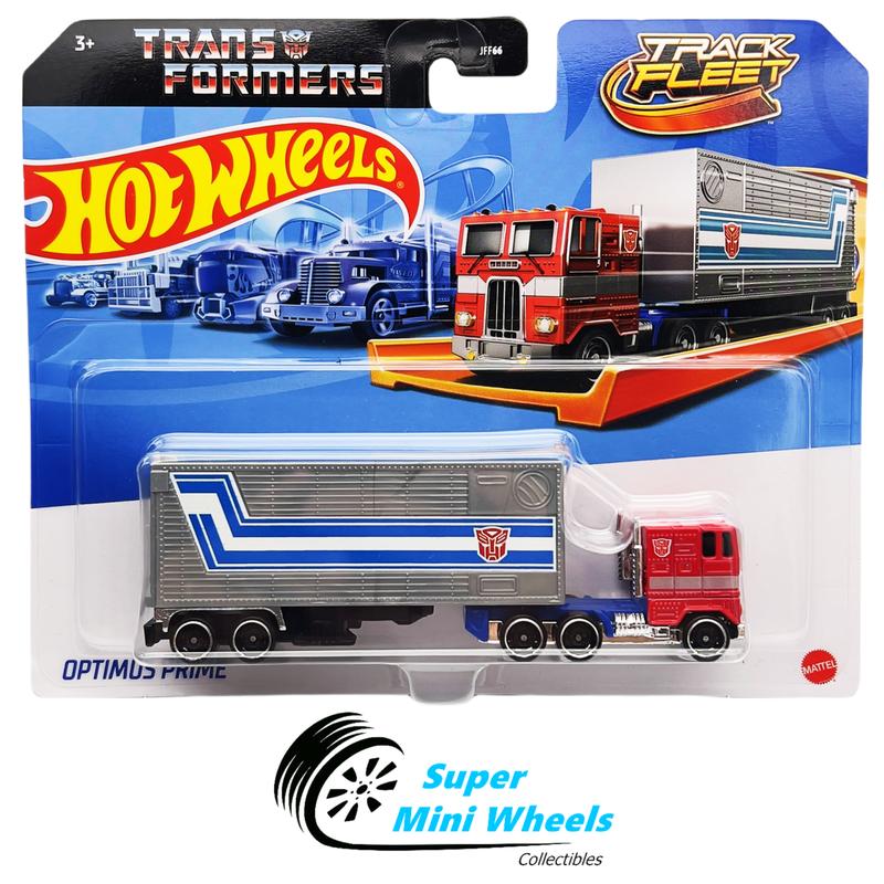 Hot Wheels 1:64 2024 Track Fleet Transformers Optimus Prime JFF66