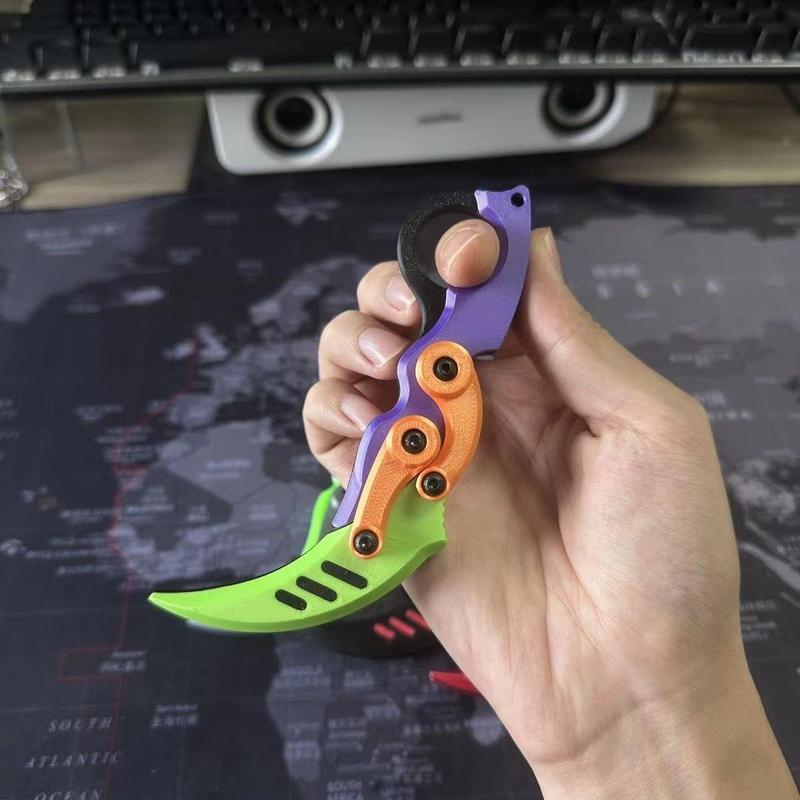 [Built in magnet] new  Fidget Slider 3D Printed Fidget Toy GadgetNovelty Toy Toys Stress Relief Relax Finger Toy Ring Fingertip TexturedSpinner Flip ASMR ADHD 3+