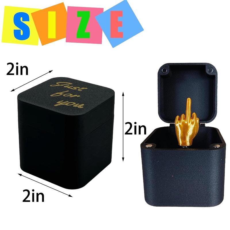 1 Packs of ‘Finger in a Box’: Your Go-To for Epic Pranks and Unforgettable Surprises! The Finger Surprise Gift Box, Boasting 3D Printed Fingers in a Sneaky Pop-up Prank Gift Box, with a Shocking Reveal that’ll Leave Everyone Stunned