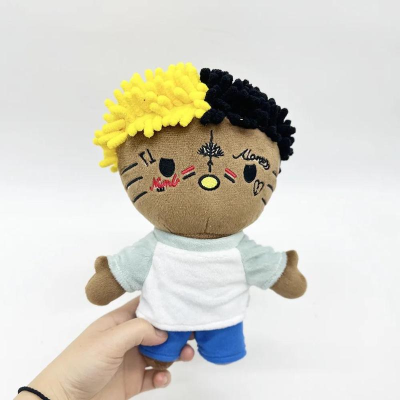 Hello Katty as Xxxtentacion Plush Doll Plushies Stuffed Toys Cute Kids Boys Girls Christmas Gifts