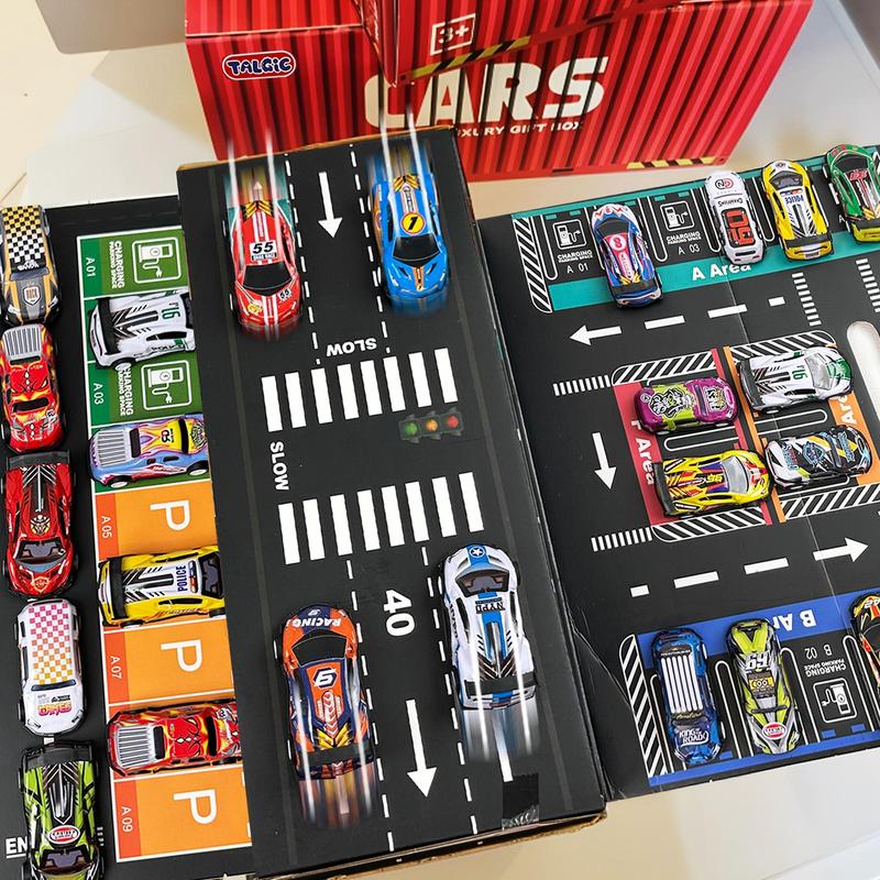 48 PCS Alloy Cars & Race Cars collection toy for boy and girls, best choice of Christmas gift