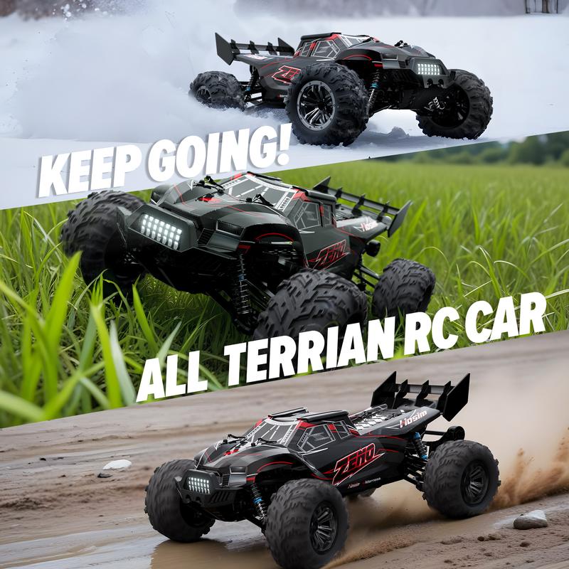 Hosim 1:10 RC Cas for Adults and Kids, High Speed Large RC Truck 48+ KMH, 4X4 Off-Road All Terrains Waterproof Remote Control Car, Hobby Grade Fast Racing Toy Gift Monster Trucks