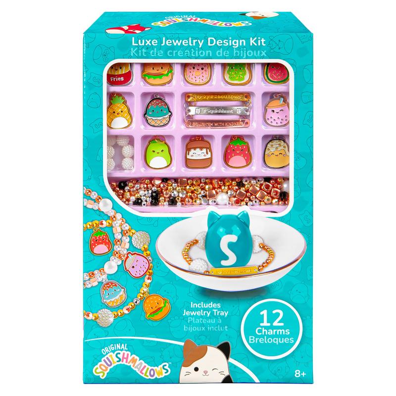 Squishmallows DIY Luxe Jewelry Set With Ceramic Trinket Dish