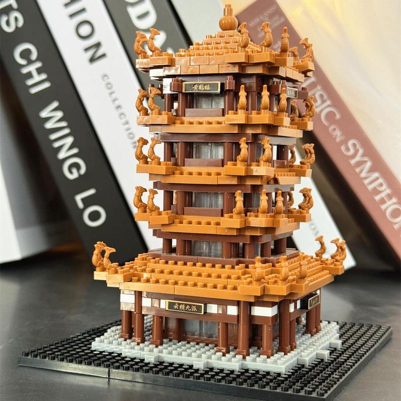 World Famous Ancient Building (1000pcs set), Asian Style Tower Building Blocks, 3D Assemble Puzzle, Birthday Gift