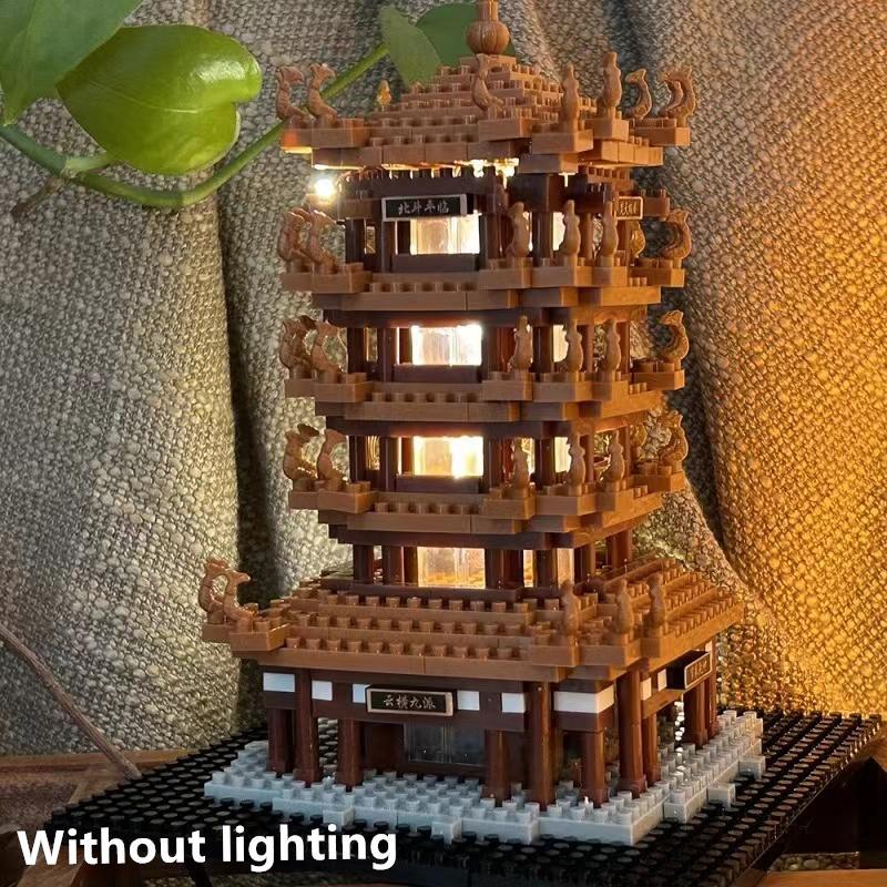 World Famous Ancient Building (1000pcs set), Asian Style Tower Building Blocks, 3D Assemble Puzzle, Birthday Gift