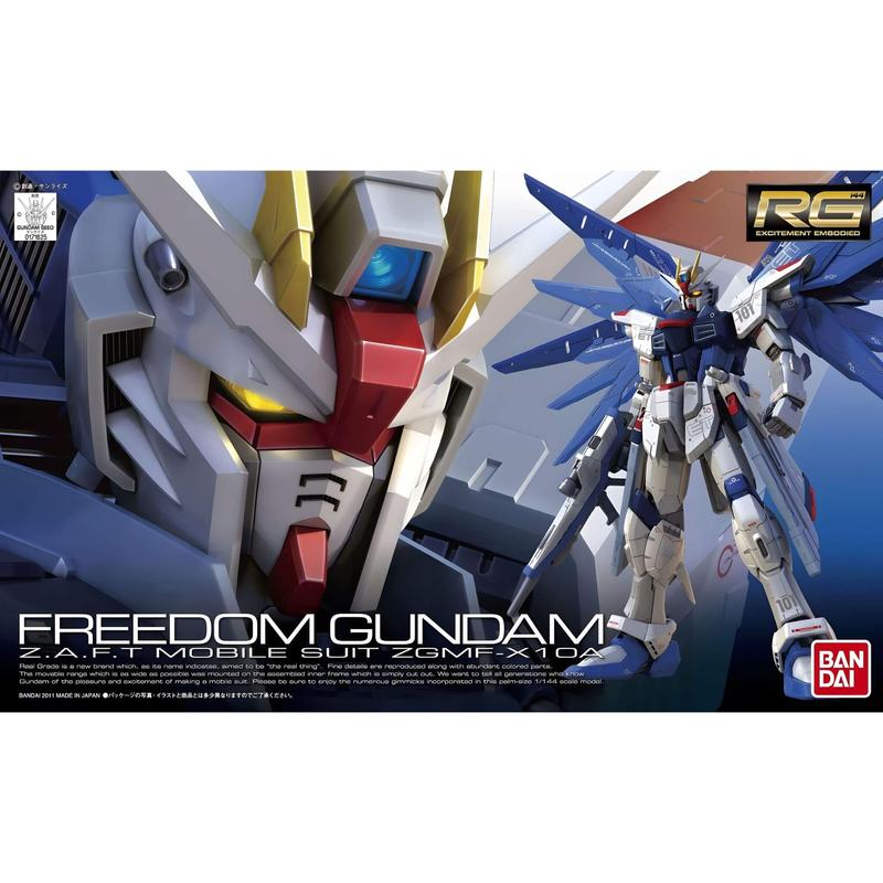 Bandai Gundam Seed #5 Freedom Gundam RG 1 144 Model Kit model kit