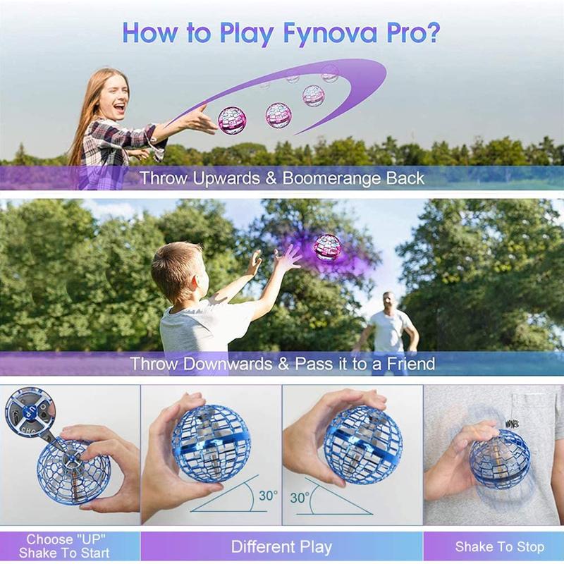 2024 Flying Orb Ball Toy, Hand Drone Orbit, Hand Controlled Boomerang Hover Ball, Cosmic Globe Boomerang Hover Ball Galactic Fidget Spinner,Cool Toys Gift for Boys Girls Teens Outdoor Toys, Halloween, Easter, Christmas Gift