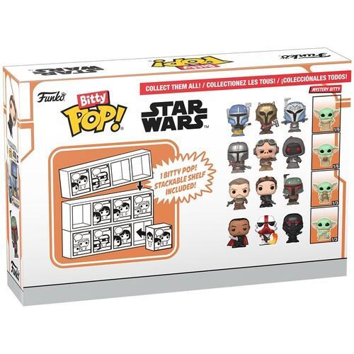 FUNKO BITTY POP!: Star Wars - The Mandalorian - Heavy Mandalorian 4PK  [Collectible Figurine Statue Bust] Vinyl figurine statue