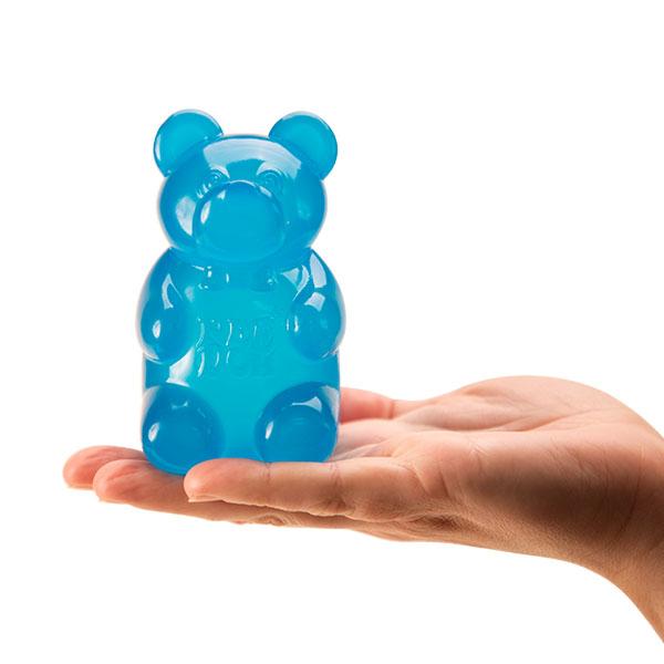 Schylling NeeDoh Gummy Bear - Sensory Fidget Toy - 3.5 Inches Tall - Squeeze, Pull, Smush - Four Assorted Colors - One Random Color