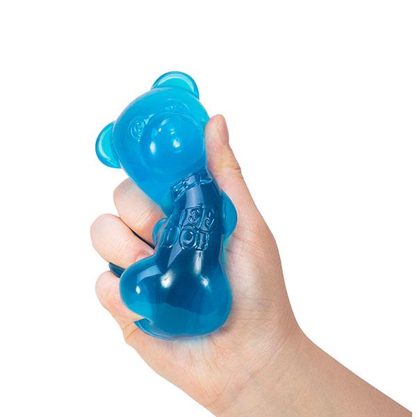 Schylling NeeDoh Gummy Bear - Sensory Fidget Toy - 3.5 Inches Tall - Squeeze, Pull, Smush - Four Assorted Colors - One Random Color