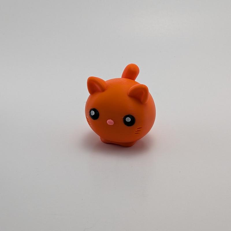 Cat Fidget Clicker - Desktop Fidgets - Collectible Cat Figurines - Stress Relief