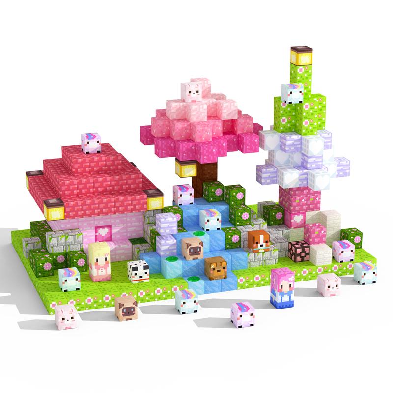 GobiDex Game-Based Unicorn Set Magnetic Building Blocks Package 48 100Pcs