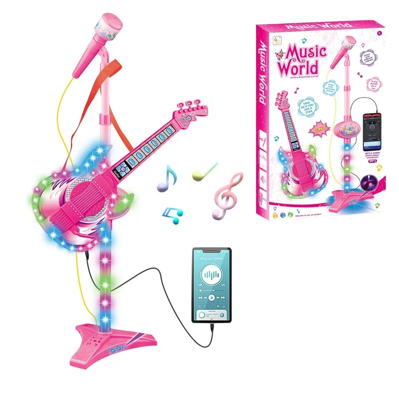 Musical Instrument Toys for Kids, Guitar Toys for 3 4 5 6 7 year olds, Music Hobby Toys for Kids, Christmas Gifts and Birthday Gifts for 3-7 Year Old Girls