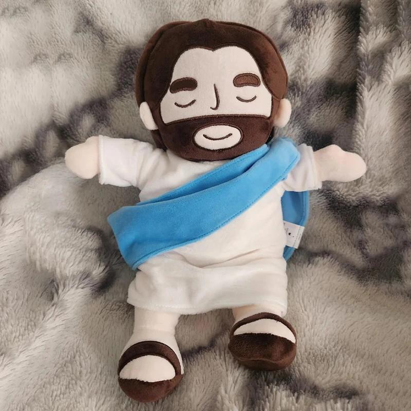 Jesus Plush Sleeping Doll Toy, Stress Relief, Christmas plushies