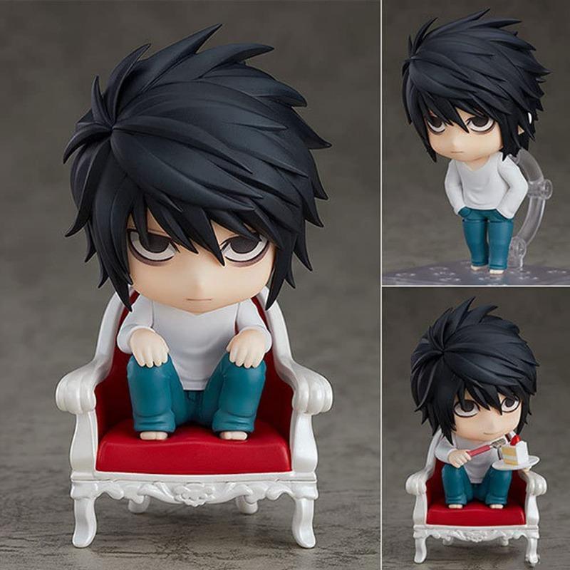 2024 10cm Anime Figurines L Lawliet & Yagami Light Character Figure Anime PVC Action Figure Model Desktop Ornaments Collectible