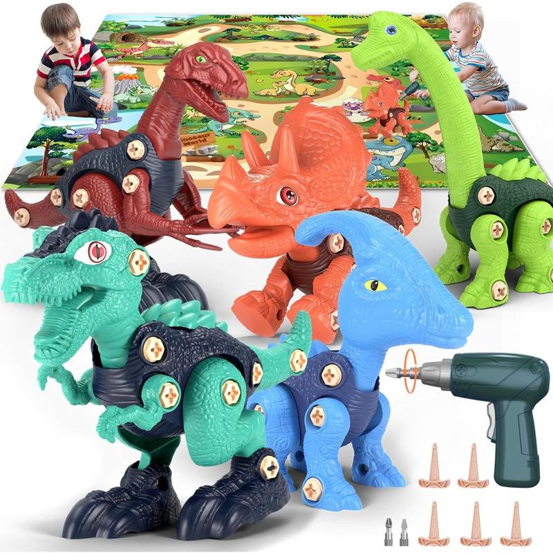 Jasonwell Kids Building Dinosaur Toys - Boys STEM Take Apart Construction Set Educational Dino Kit Play Set Easter Party Favors Christmas Birthday Gifts for Toddler Girls Age 3 4 5 6 7 8 + Year Old