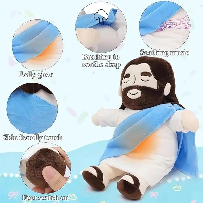 Jesus Plush Sleeping Doll Toy, Stress Relief, Christmas plushies