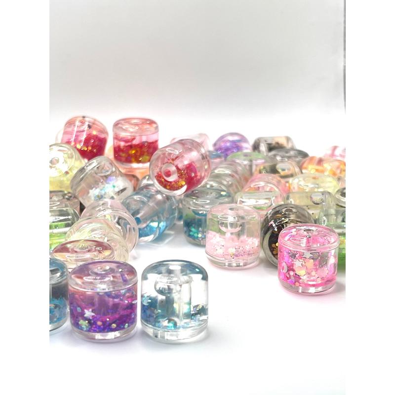 Glitter Snow Globe Luxury Beads (Water Beads) | Glitter Beads | Random Mix