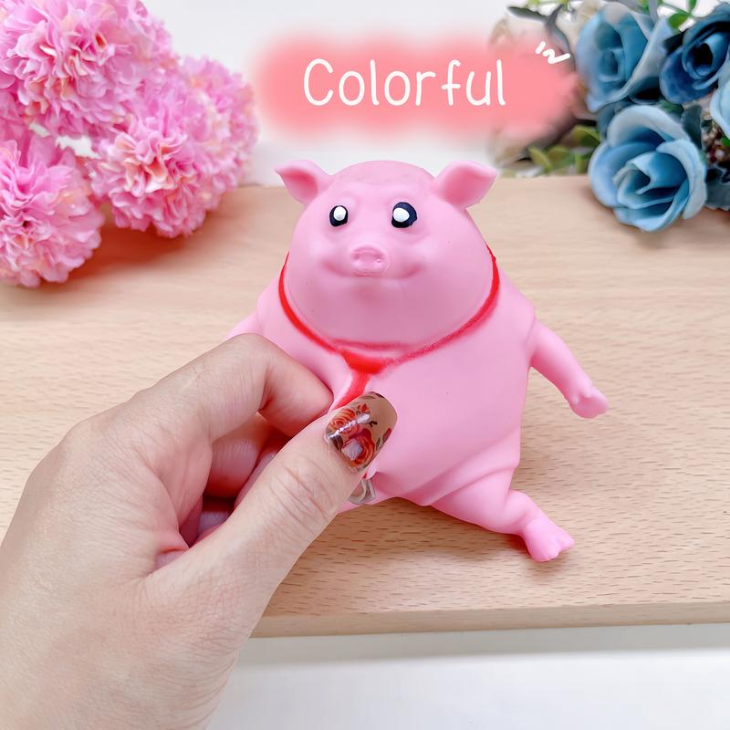 Cute Squishy Pig toys for Kids and Adults - Sensory Stress Relief Pig Venting Squeeze Toys