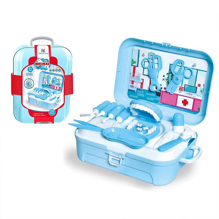 Super Smile Dentist Kit With Pretend Play Set of Teeth And Dental Accessories - Pretend Dentist Play Set, Dentist Toy, Dentist Kit For Kids Ages 3+ Christmas  gift