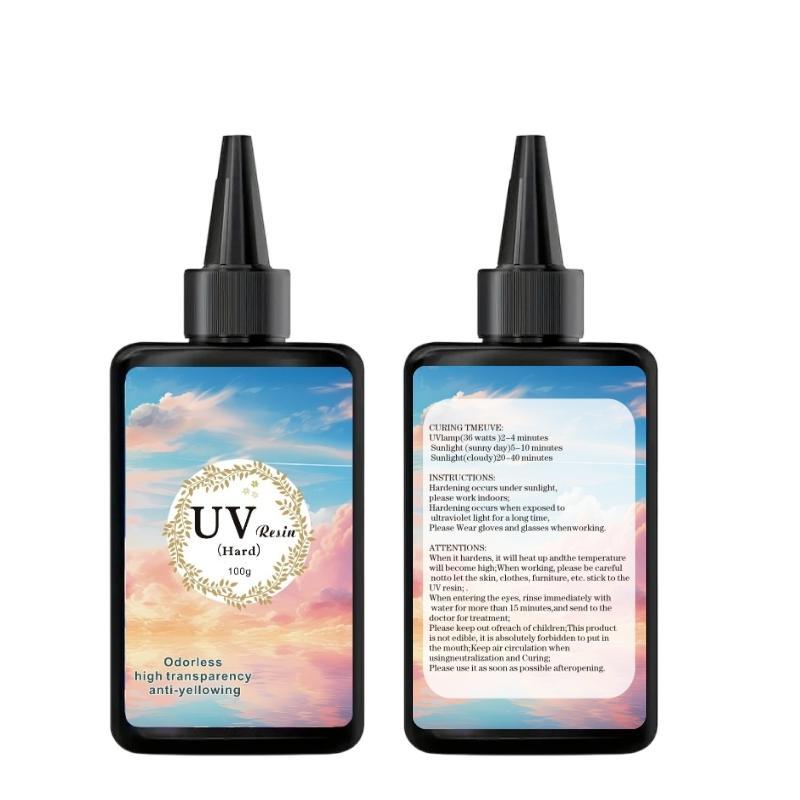 UV Resin Hard Glue, Easy To Use Glue, No Need To Stir and Bubble Less Glue, Suitable for DIY Jewelry Handmade