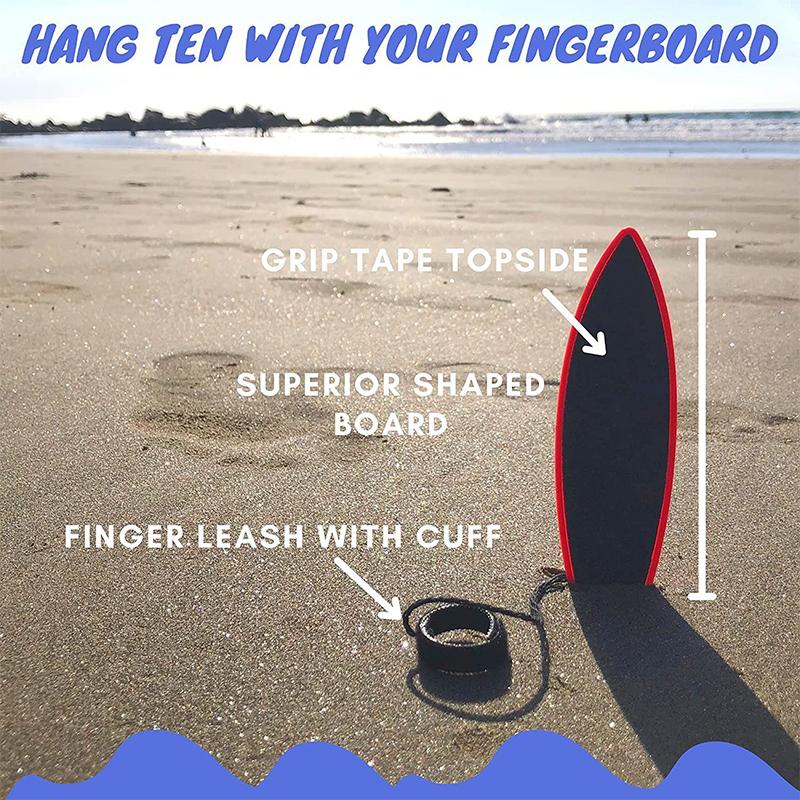 Finger Surfboard Fingerboard Toy Surf The Wind Mini Fingertip Skateboard Toy Kids and Surfers Birthday Gift for Party Favors