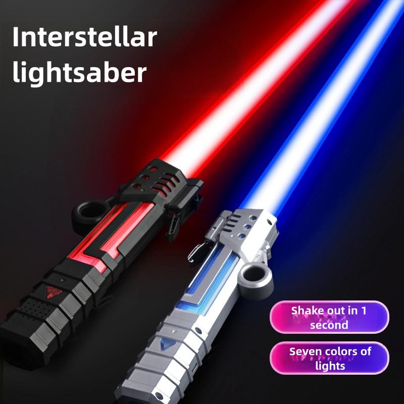 7 Color Retractable Light up Saber for Kids,Light Up Saber with Sound,Boys Sword Toy,Galaxy War Fighters and Warriors for Dress Up Party, Xmas Present