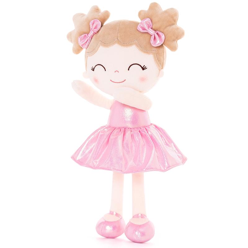 (Live Only) 12-inch Plush Doll Curl Candy Girl Pink