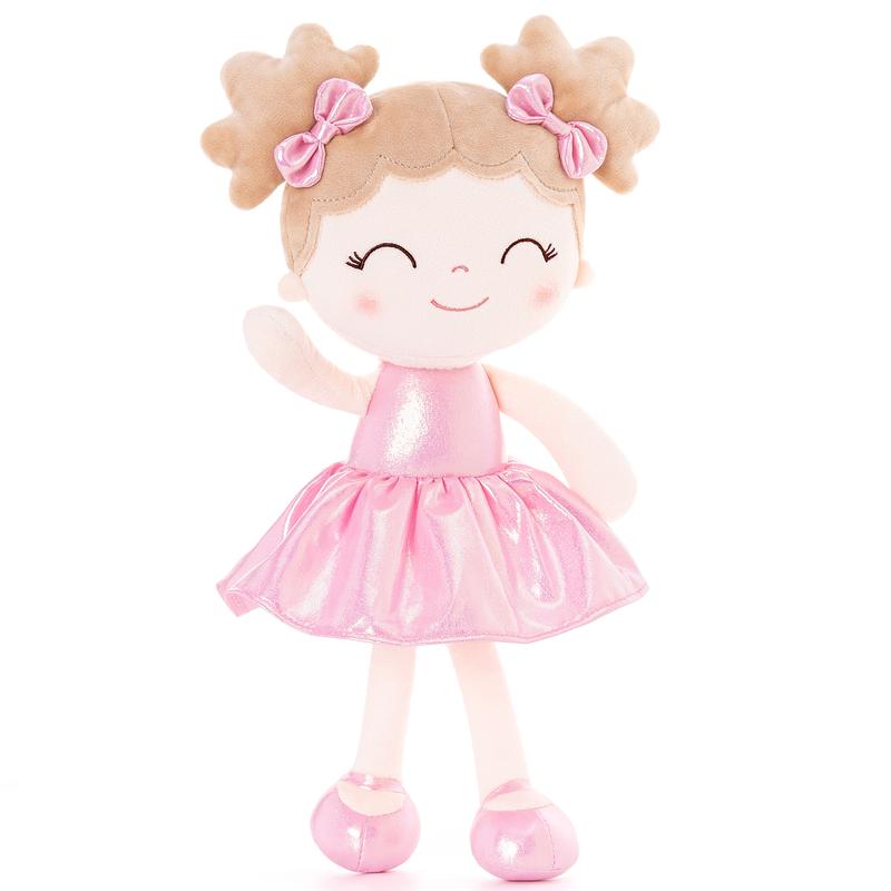 (Live Only) 12-inch Plush Doll Curl Candy Girl Pink