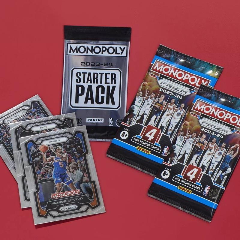 Monopoly Prizm NBA 2nd Edition Board Game 8+ Game Board Panini NBA Cards Luka