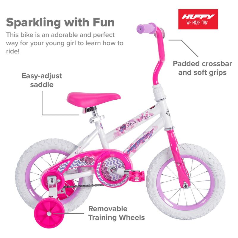 2024 Huffy Sea Star Kids Bike, 12