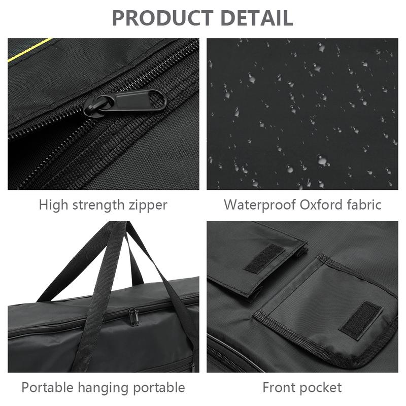 100 x 40cm 61 Keys Instrument Keyboard Bag Oxford Cloth Thicken Piano Protective Storage Bag Portable Waterproof Electronic Organ Bag with Carrying Handle Anti Shock Piano Case for Home Outdoor Travel