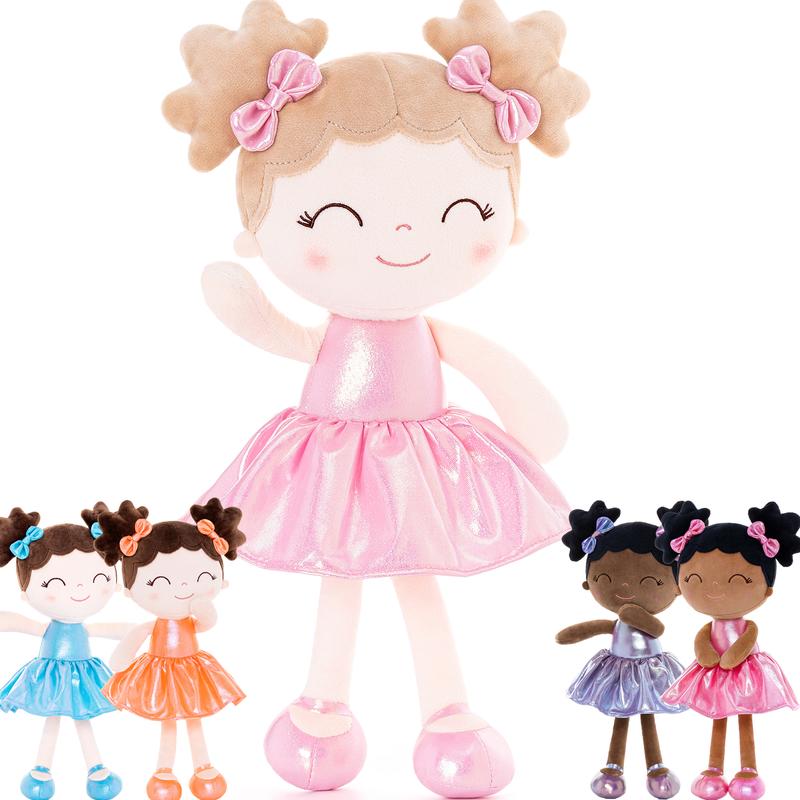 (Live Only) 12-inch Plush Doll Curl Candy Girl Pink