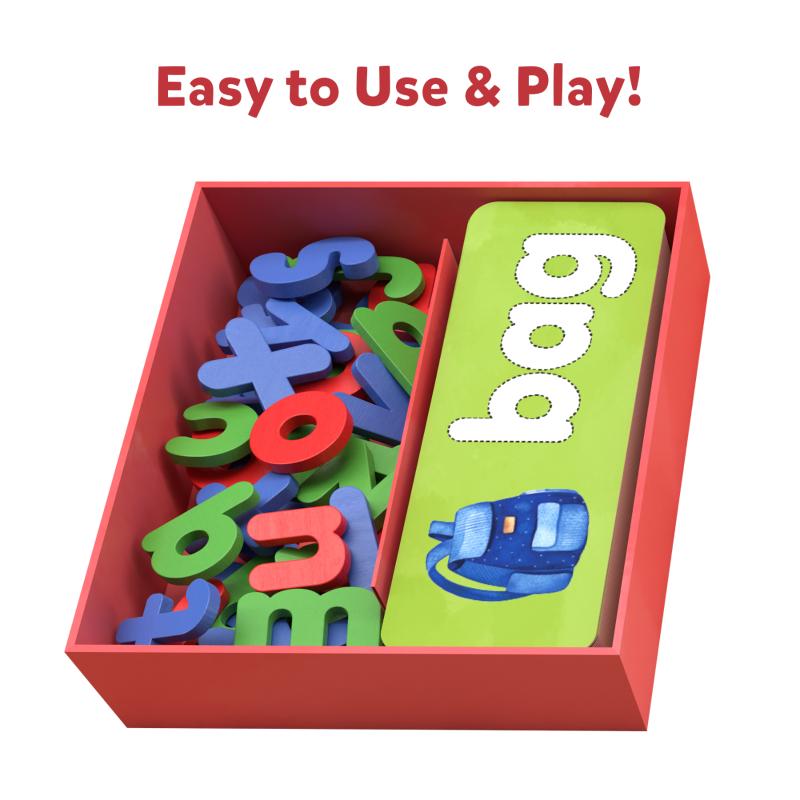 Skillmatics Ready to Spell - Preschool Learning Activity, Stage-Based Learning to Improve Vocabulary & Spelling, Educational Toy, Gifts for Boys & Girls Ages 4 to 7