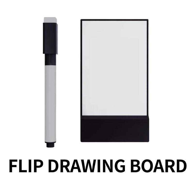 Creative magic props,Magic Flick Pad,Magic drawing board to ring notepad 520 gift for girlfriend,fun couples bonding magic tricks engaging flick pad,with a pen