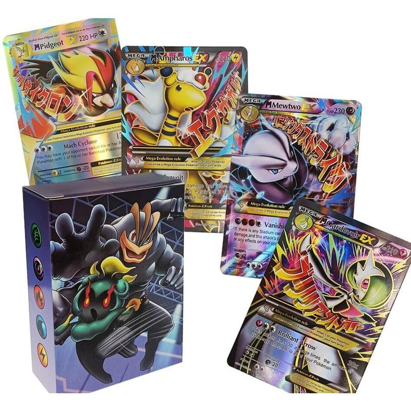 Pokemon GX Vmax Card Collection In English 60 Pieces For Kids And Adults