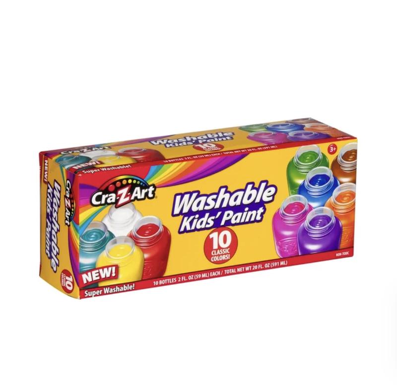 Cra-Z-Art Washable Kids Paint, 10 Pack