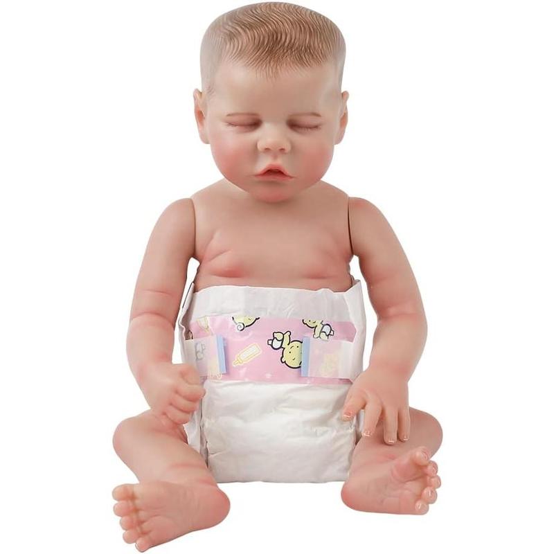 CHAREX Baby Doll Diapers Pack - 10 Pieces Newborn Dolls Diapers Refill, Doll Accessories for 18-24 Inch Reborn Dolls