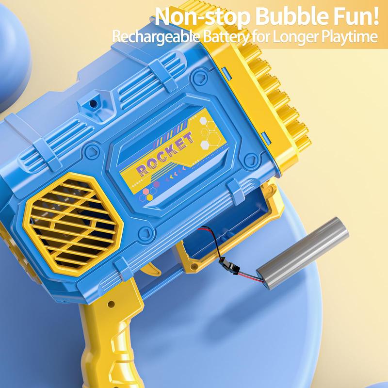 86 Holes Bubble Machine Toy , Bubble Makers , Summer Outdoor Toy , Idea for Christmas Birthday Parties Wedding