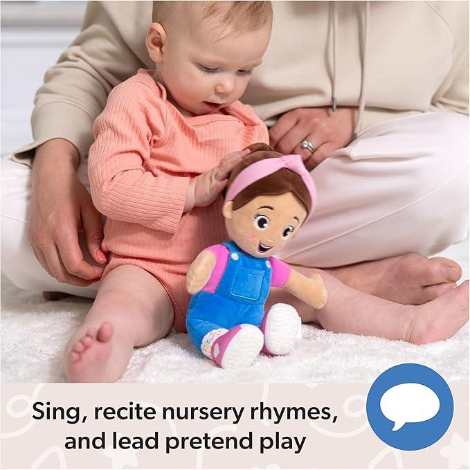 Ms Rachel Doll Talks andSings, 12 Inch Interactive Musical Toywith  Songs and Phrases, Kids ToyGift for Boys and Girls Ages 6 Months to 3+