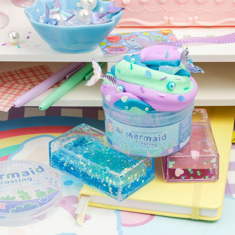 Mermaid Frosting Butter Slime