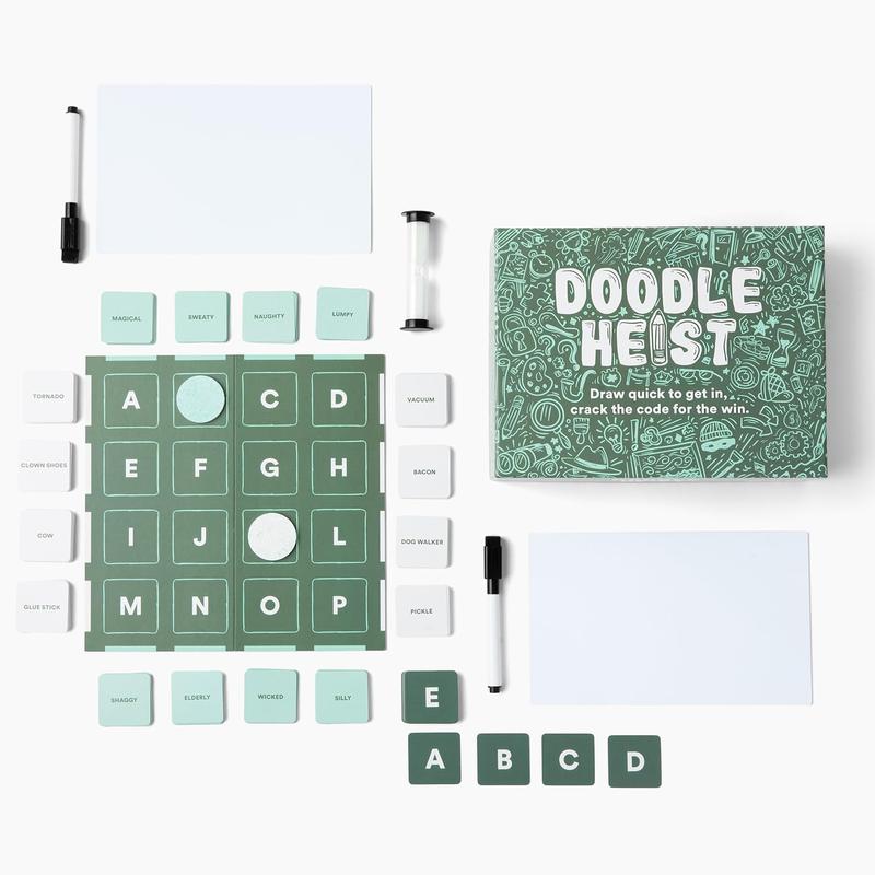 New Game! DOODLE HEIST - The Quick Drawing and Deduction Family Party Game for Kids, Tweens, Teens, College Students, Adults & Families - Perfect for Fun Parties and Board Games Night with Your Group