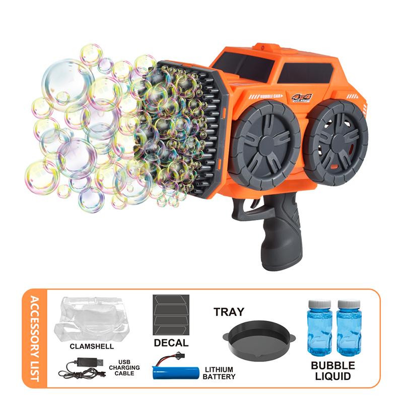 Kids Bubble Gun, off-road vehicle bubble machine, bubble solution, bubble machine for outdoor activities suitable for 3 4 5 6 7 8 9 10 11 12 year old boys girls Children birthday