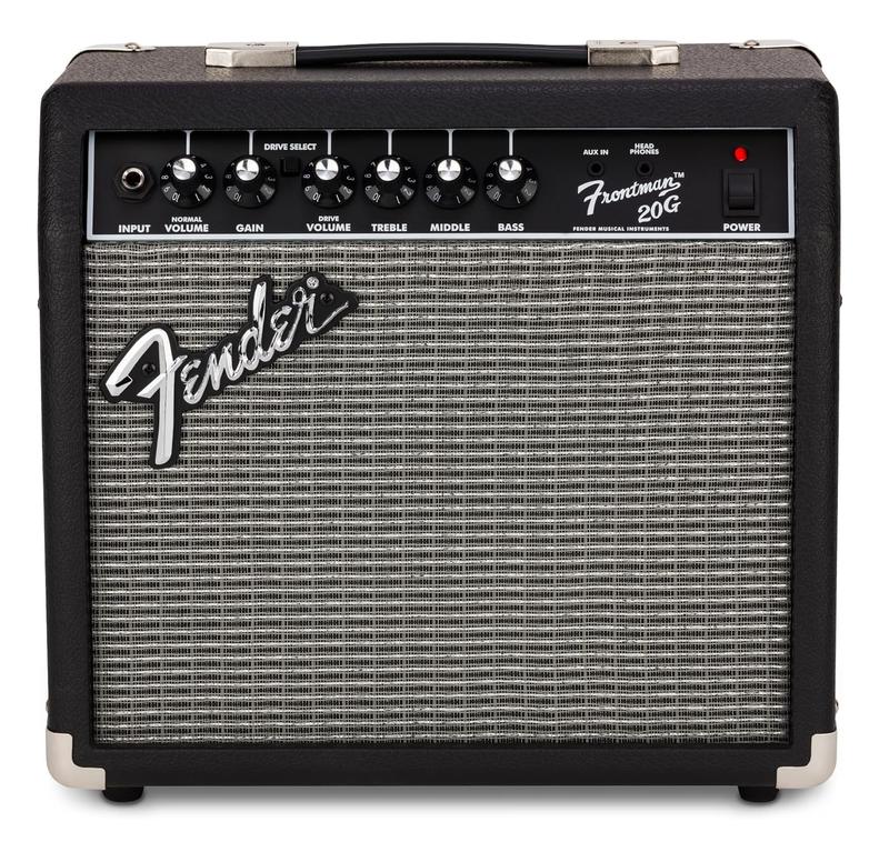 Frontman 20G Guitar Amp, 20 Watts, with 2-Year Warranty 6 Inch Fender Special Design Speaker, 10x16x16 inches