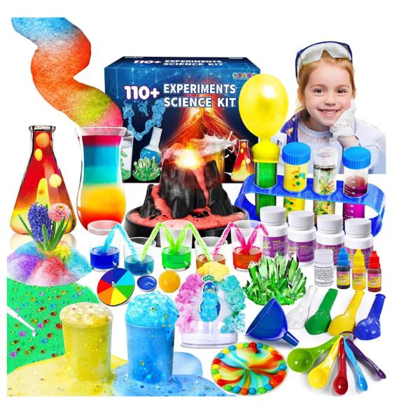 Christmas gift  110+ Science Experiments Kits for Kids, Science Projects STEM Actives Toys Gifts for Boys & Girls,