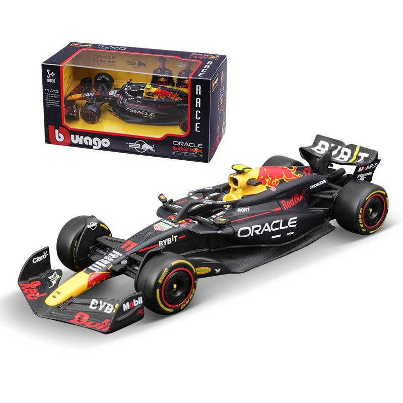 New 1:43 Burago Red Bull Rb20 2024 Formula 1 Die-Cast Alloy Racing F1 Car Model #1 Max Verstappen #11 Sergio Perez Boy Toys Gift